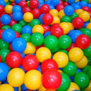 600 PCS GREEN PLASTIC BALLS BAG 