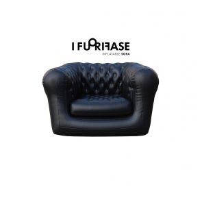 RENTAL - IFUORIFASE BLACK ARMCHAIR AIR-BUMP ONE 