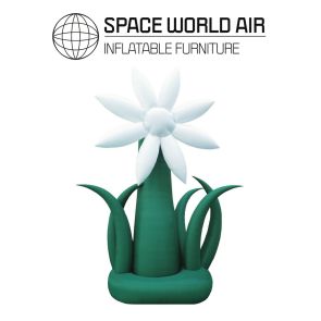 RENTAL - GIANT FLOWER WHITE 3,5 M