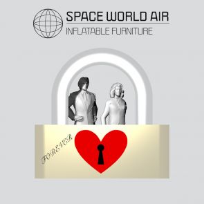 RENTAL -LOVE LOCK 2,5x2,5 M