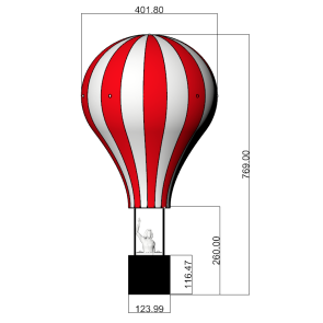 RENTAL - HOT AIR BALLOON WITH CONSOLE 