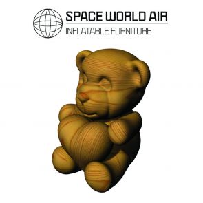 RENTAL-WOODEN TEDDY BEAR 3M