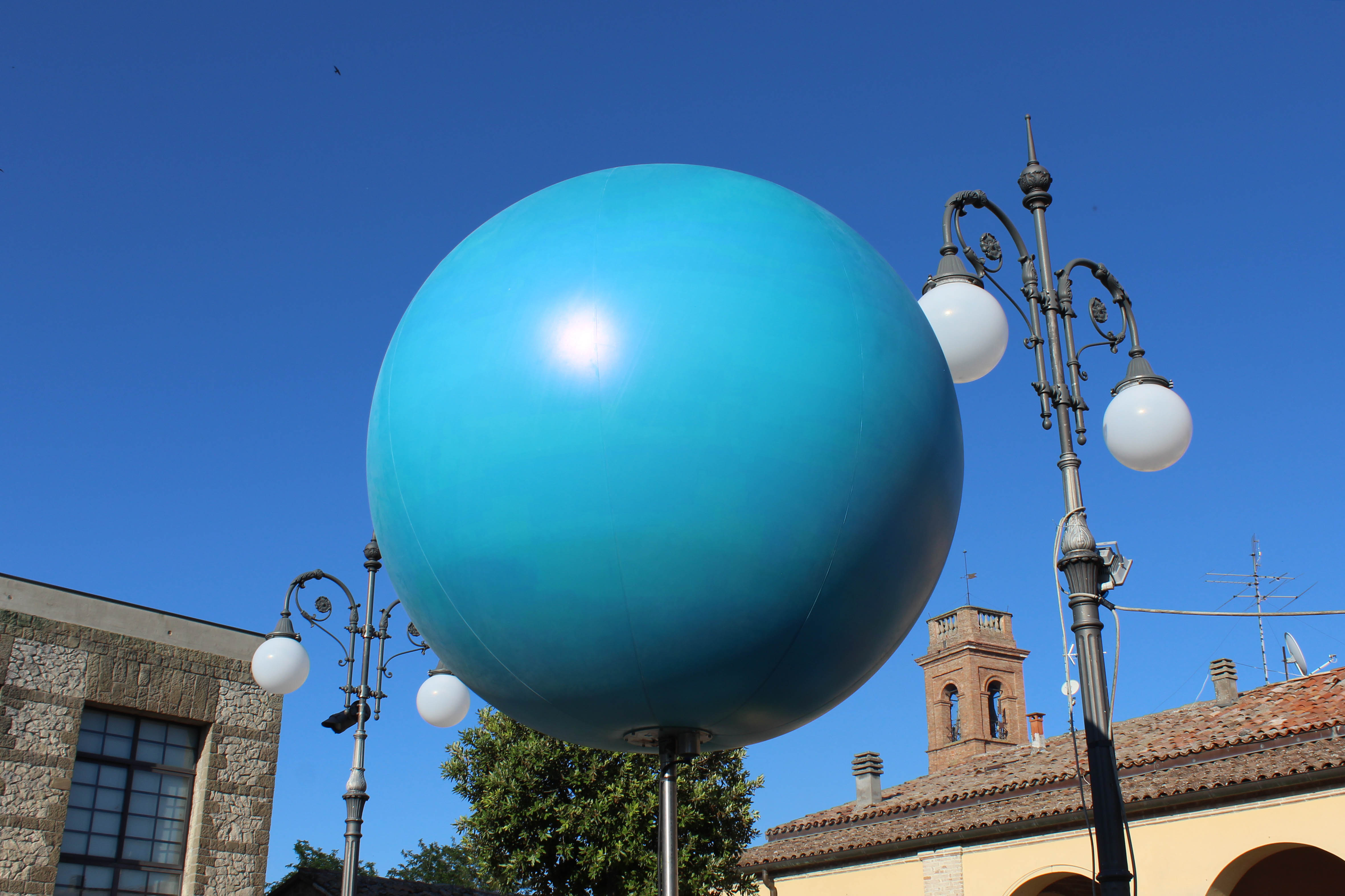 Inflatable planet set project